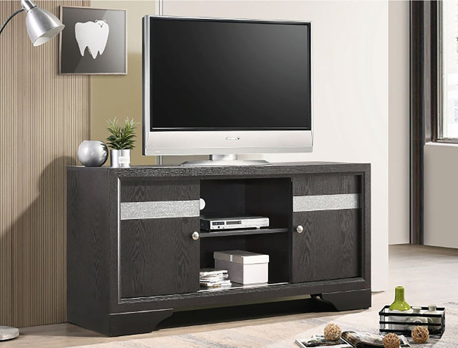 Crown Mark Furniture Regata TV Stand in Gray
