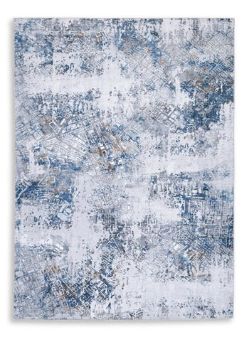 Garyard 5' x 7' Washable Rug