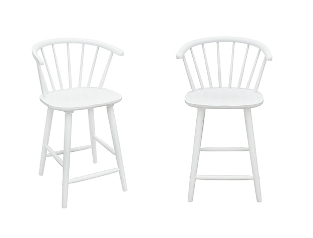 Janna Counter Height Stool-White