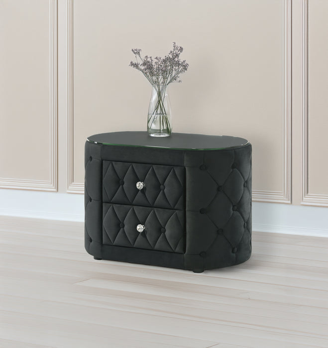 VOLTARE NIGHTSTAND BLACK