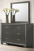 Crown Mark Furniture Kaia Mirror in Dark Gray image