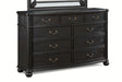 Crown Mark Furniture Kingsbury 9 Drawer Dresser in Black image