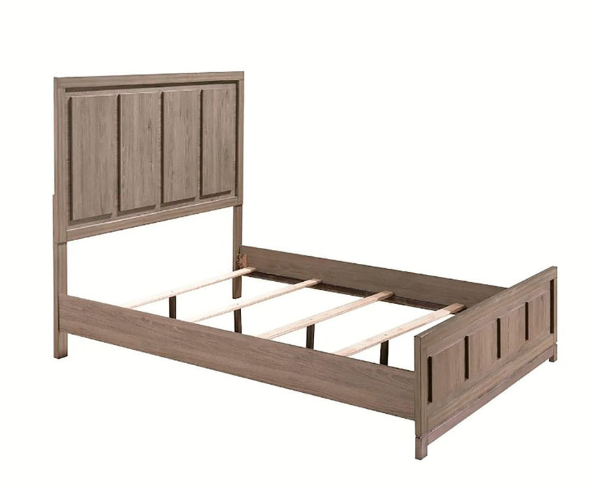 Crown Mark Furniture River King Panel Bed in Brown B3150-K