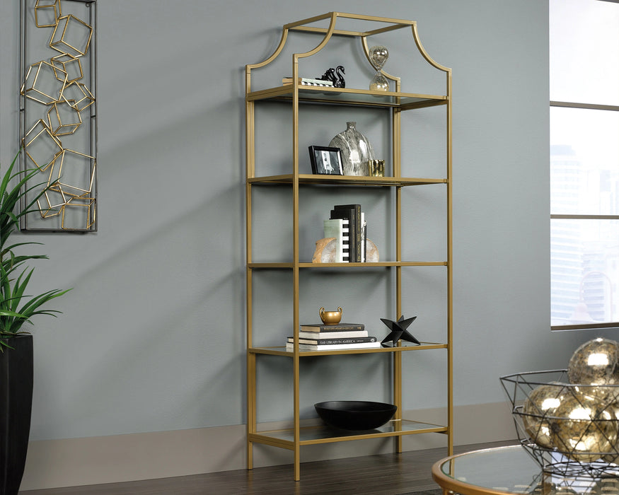 International Lux Bookcase Satin Gold