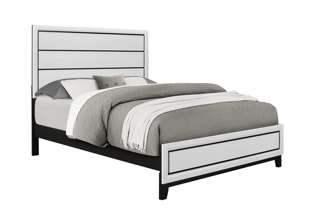 Kate Bed, Dresser, Mirror, Nightstand