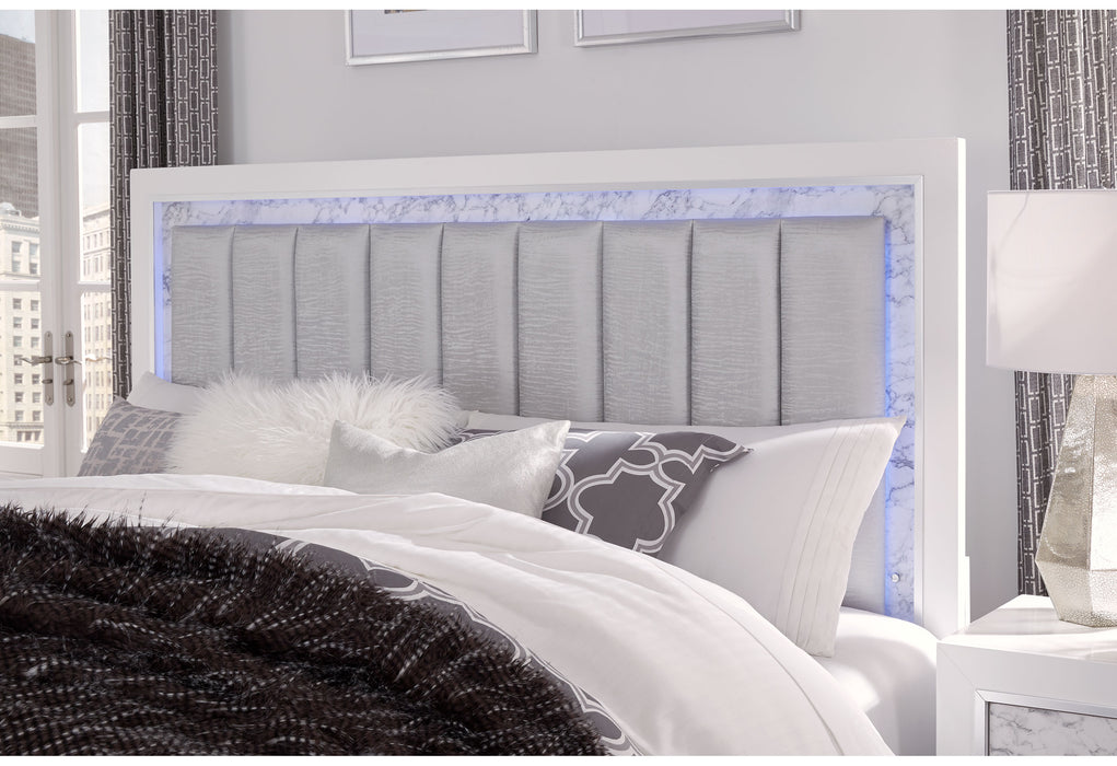SANTORINI WHITE QUEEN BED