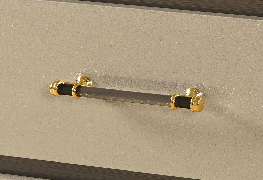 GENESIS GOLD NIGHTSTAND WITH LED
