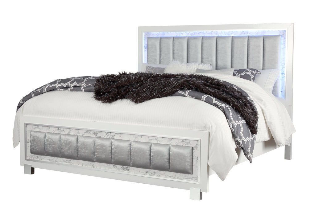 SANTORINI WHITE FULL BED