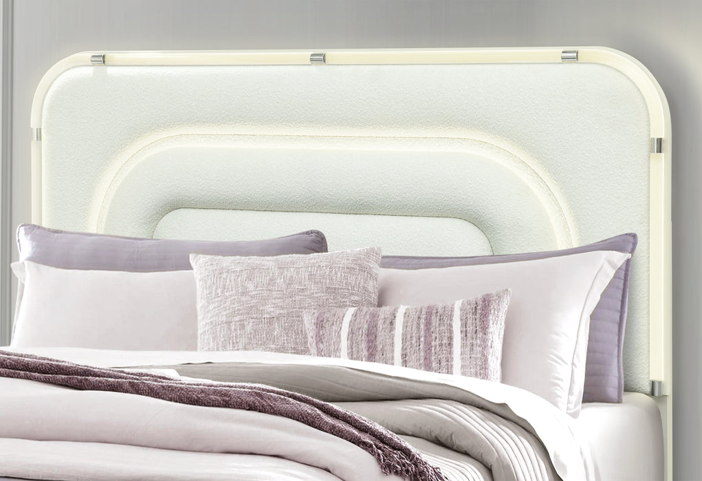 LYRA BEIGE KING BED GROUP