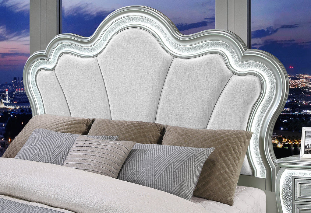 ARIA SILVER QUEEN BED GROUP