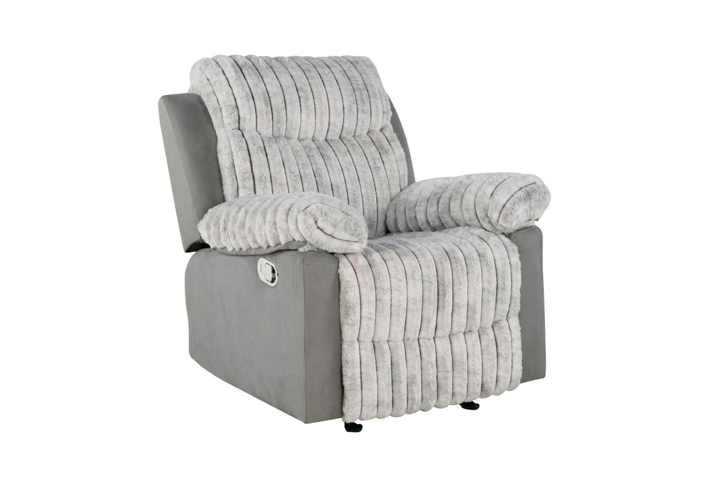 U6028 GREY GLIDER RECLINER