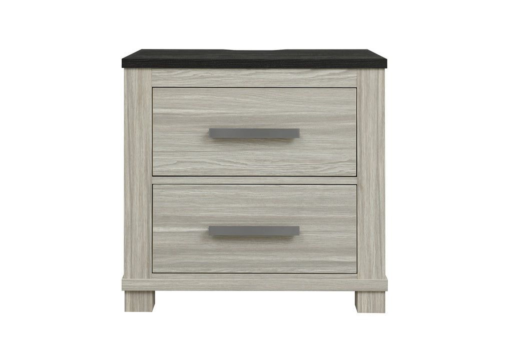ASHLEY BROWN NIGHTSTAND W/USB & SPEAKER