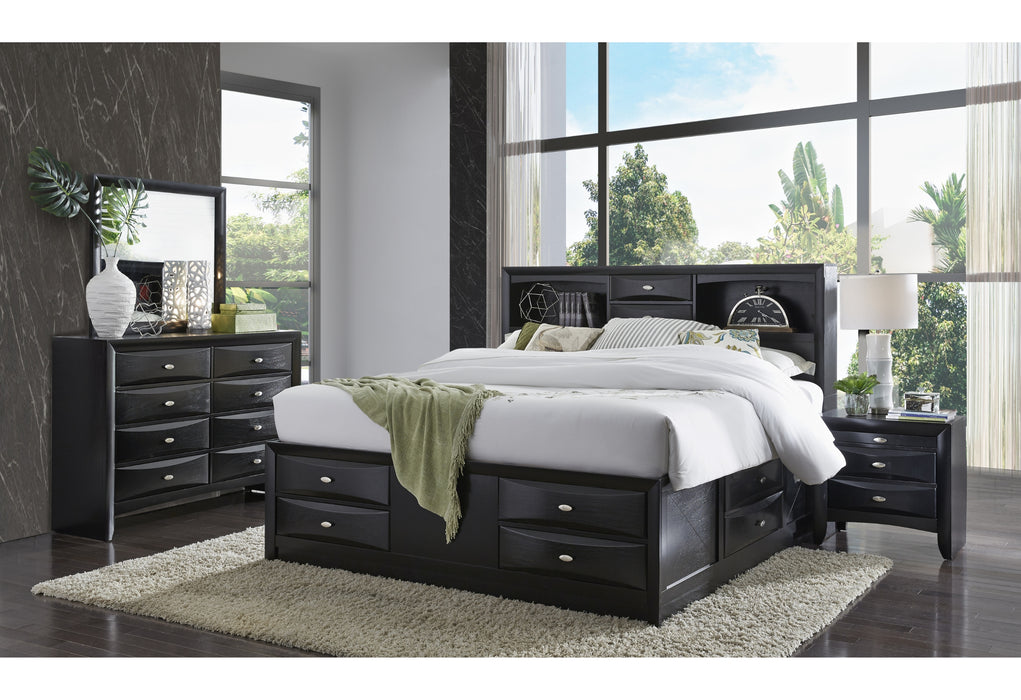 LINDA BLACK KING BED GROUP