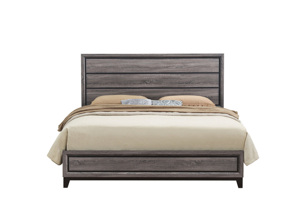 KATE GREY KING BED GROUP
