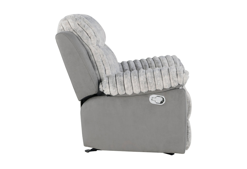 U6028 GREY GLIDER RECLINER