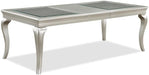 Crown Mark Furniture Caldwell Dining Table in Light Champagne image